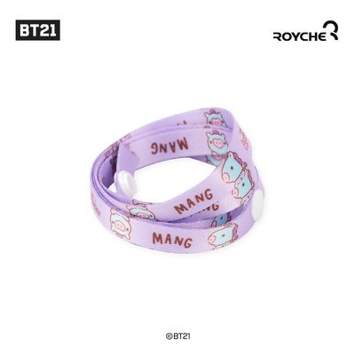 New[Promo] BT21 Line Friends Baby Mask Necklace band (strap masker BT21) - Mang