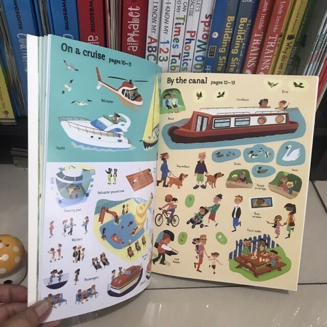 [TERMURAH] Travel -  My First Sticker Book Activity - Buku Import Liburan Jalan Jalan Stiker Mobil E