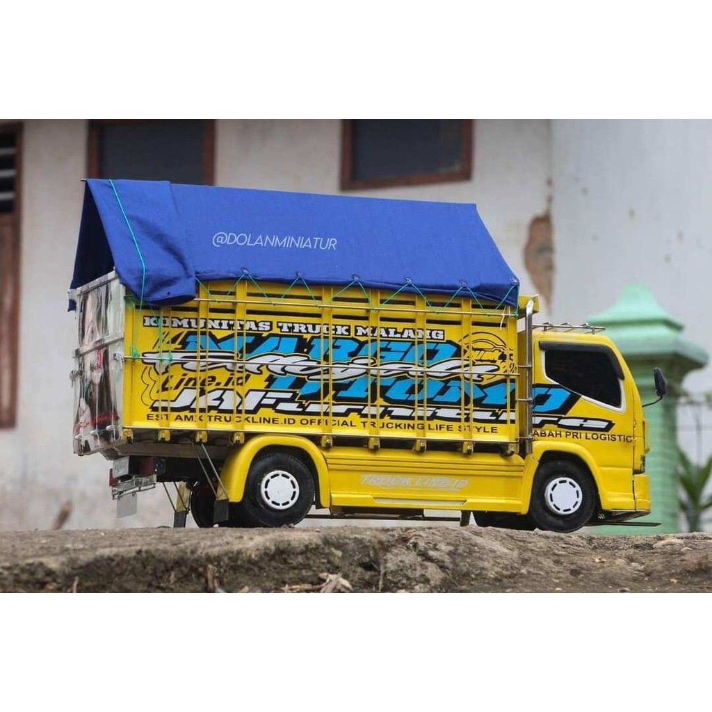 Bayar di tempat promo mniatur truk oleng kayu asli ukuran jumbo truk oleng mainan anak full variasi 