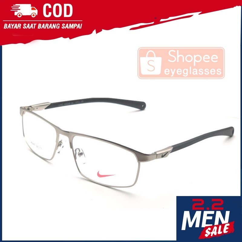Grosir Frame Kacamata Nike Full Rim Sporty Premium Pria n7389