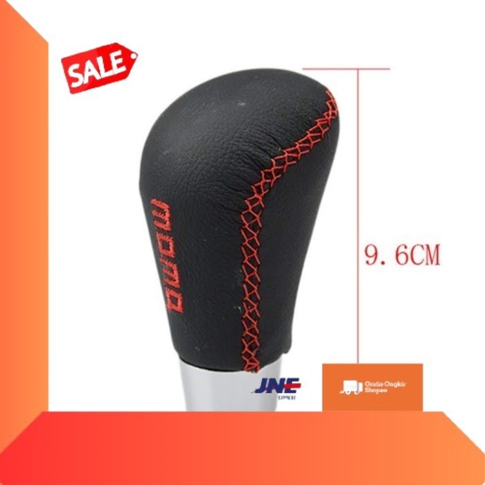 ✨BISA COD✨ -Shift Knob Kulit Racing Persneling MOMO Tuas UNIVERSAL Mobil Manual - TRD