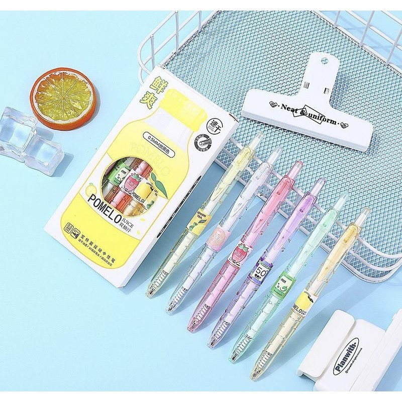 

COD BabyDuole Pulpen Gel Mekanik Karakter Lucu COD BabyDuole Set Isi 6 pcs 0.5MM HITAM - Stationery Import