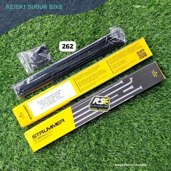 ruji sepeda strummer stainless 262 283 292 mm spoke