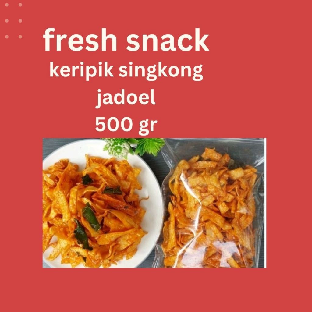 

(500GR) KERIPIK SINGKONG JADOEL | CEMILAN ENAKK!! //