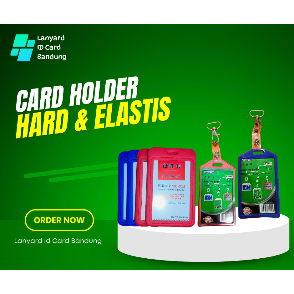 

Frame Casing Tempat ID Card Holder ELASTIS warna Potrait 1 SLOT KARTU T014 T 014 dan Hard Case