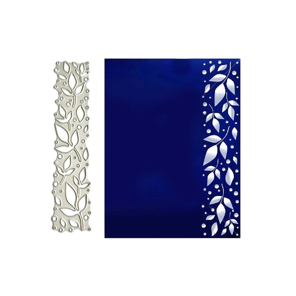 

Leaves border Cutting Dies Cut Stencils for DIY Scrapbooking Photo Album Decorative Embossing Paper Dies for Card Making Templ