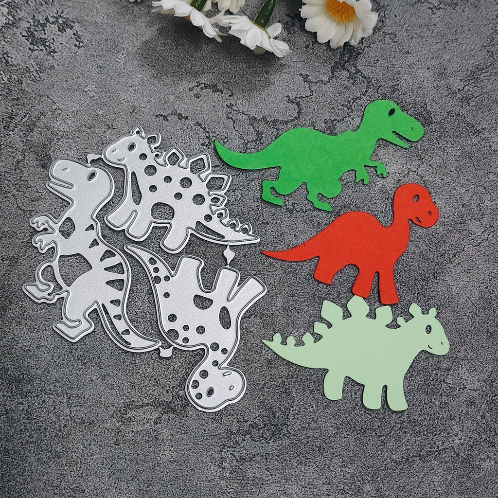

Dinosaur Flamingo Giraffe Lion Crocodile Monkey Cute kids Cutting Dies Stencil DIY Scrapbooking Template Mold Embossing Craft