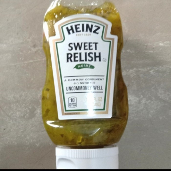 

Heinz sweet relish 375ml acar pickle