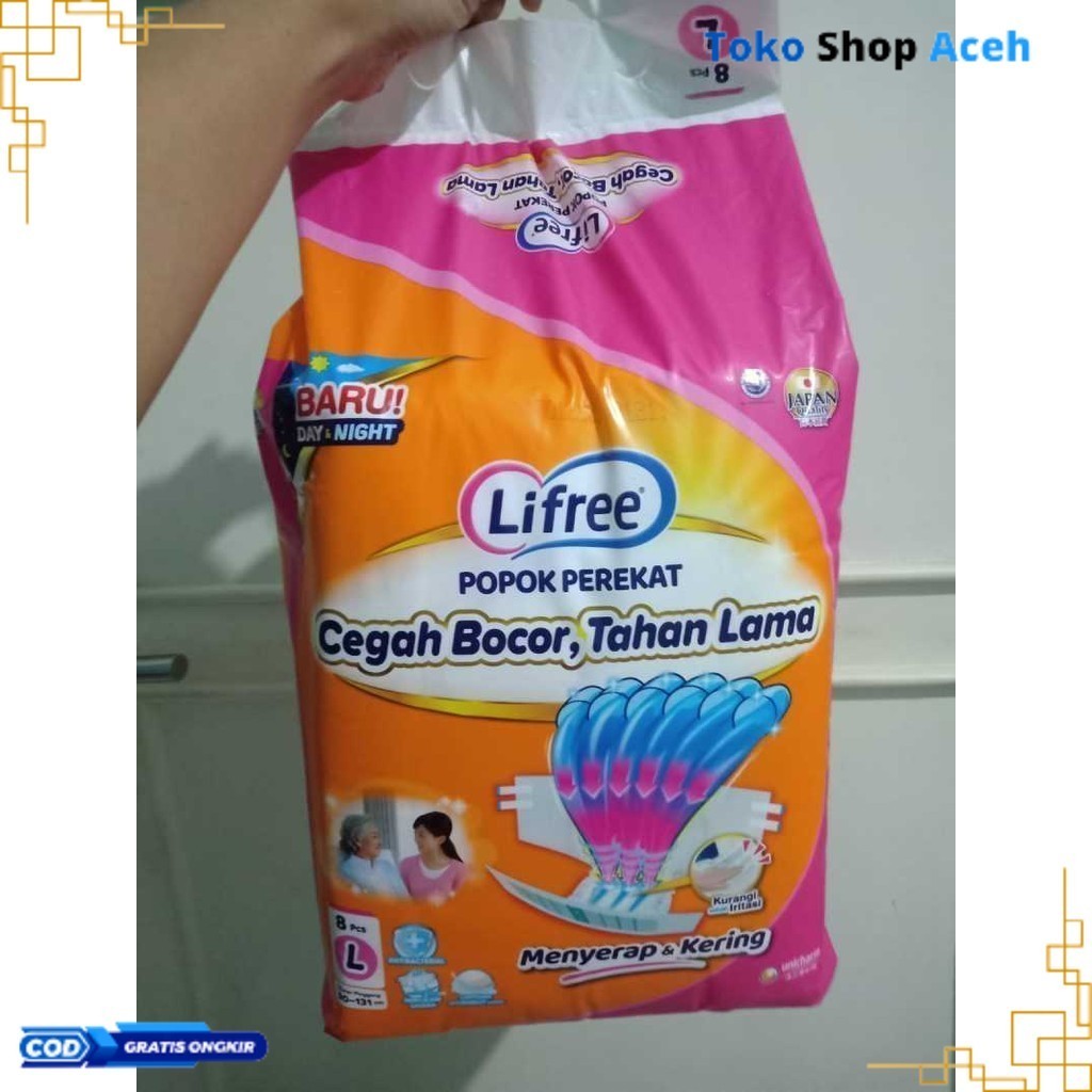 {S.A} LIfefree Popok CELANA DEWASA - M10 L8 XL6