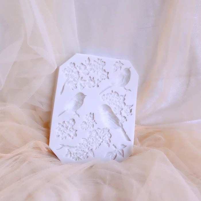 

[[ K23 - BEST SELLER ]] Flower Bird Mold 2d
