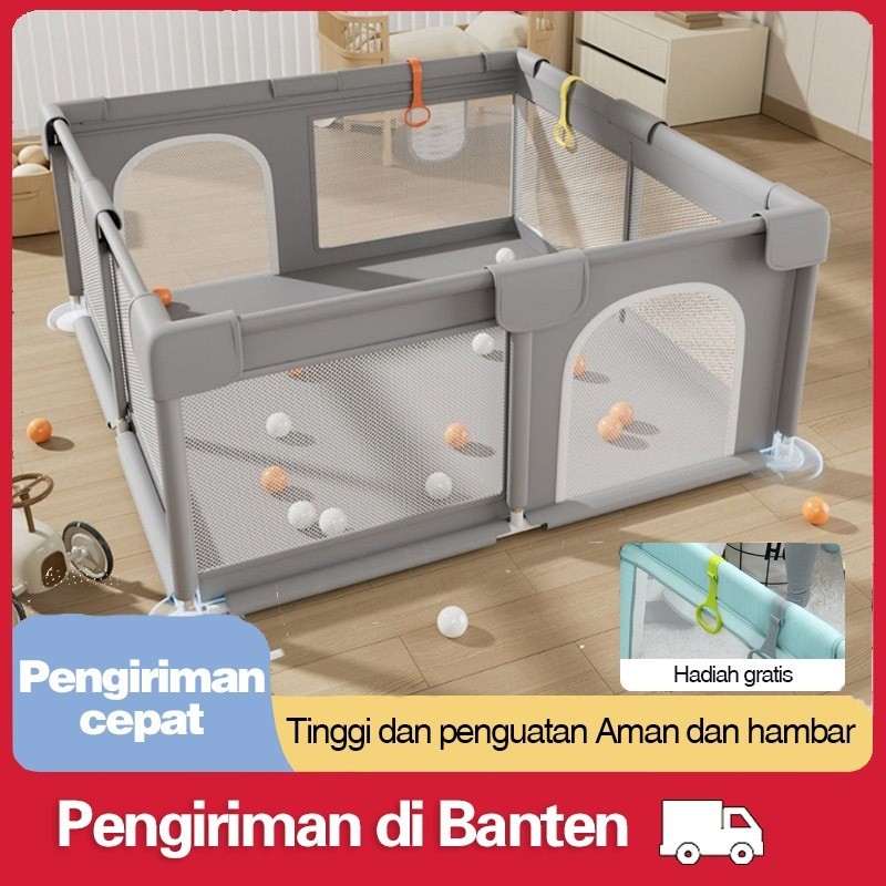 QR56YG *COD*/ReadyPagar pengaman bayi untuk bermain/pagar bayi kolam mandi bola anak/tempat bermain 