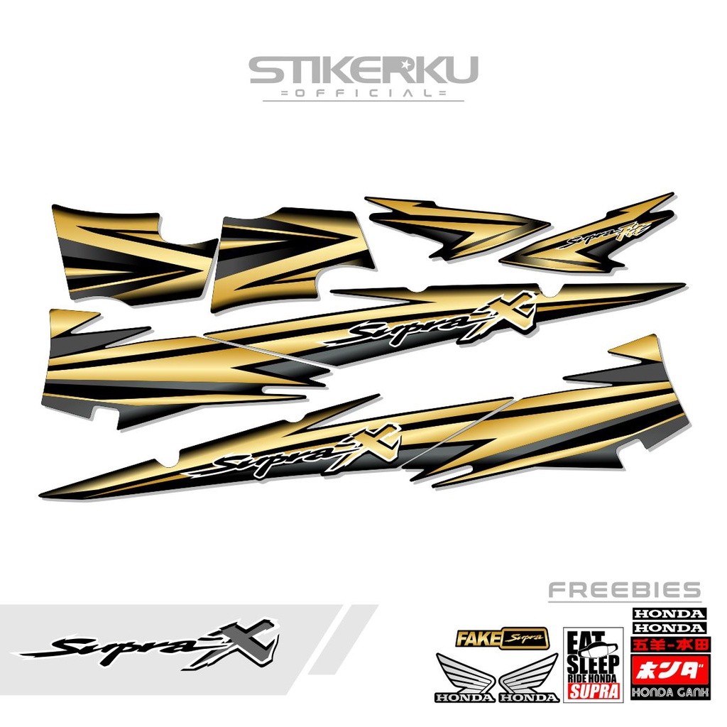 STRIPING SUPRA X LAMA / STIKER SUPRA-X LAMA / STICKER SUPRA X LAMA / SETIKER SUPRA X LAMA / STIPING 