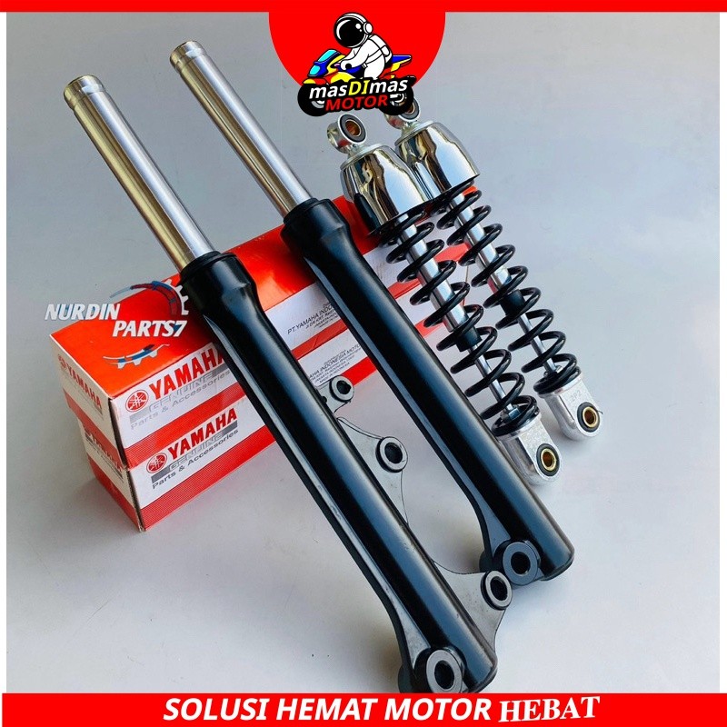 As Shock Depan Tabung + Shockbreaker Belakang Yamaha Jupiter Z New Jupiter z Robot / Jupiter Z1