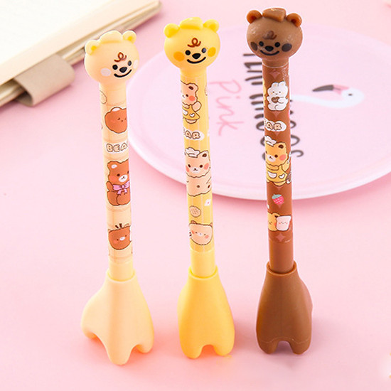

PEN GEL BEAR STAND / PULPEN KARAKTER BERUANG LUCU / PEN GEL UNIK TERMURAH