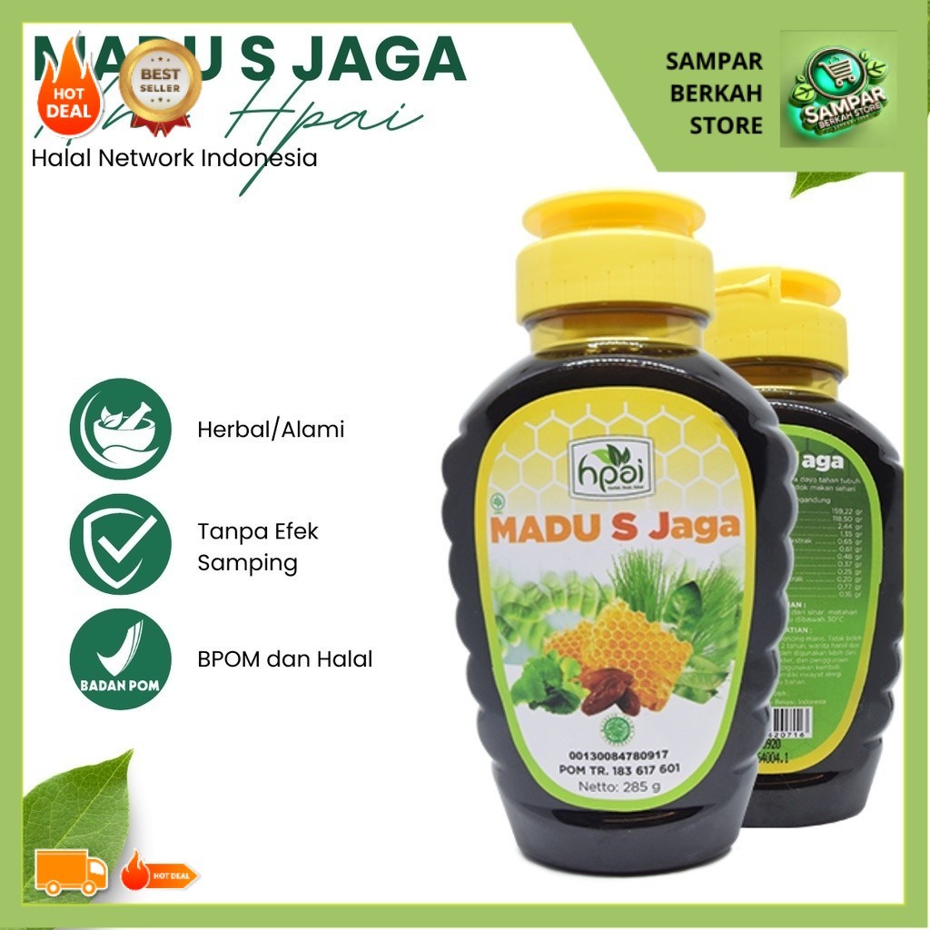 

Produk Halal; Madu S JAGA ORI BPOM | BISA BAYAR COD - HNI HPAI BPOM #hnihpai #samparstore
