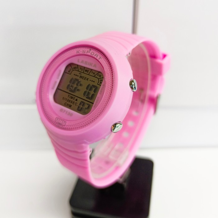 [[Kids Watch]] Jam tangan anak perempuan atau laki digital LASIKA G7130 tahan air - pink tua