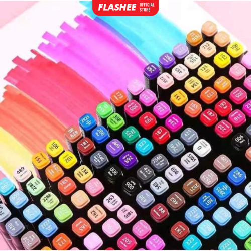 

Spidol Warna Warni 1 Set Sketch Marker 2 Tip Touch Marker 24/48 Warna