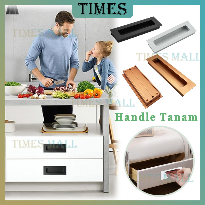 Pegangan Laci Pintu Tanam / Handle Tanam / Tarikan Laci