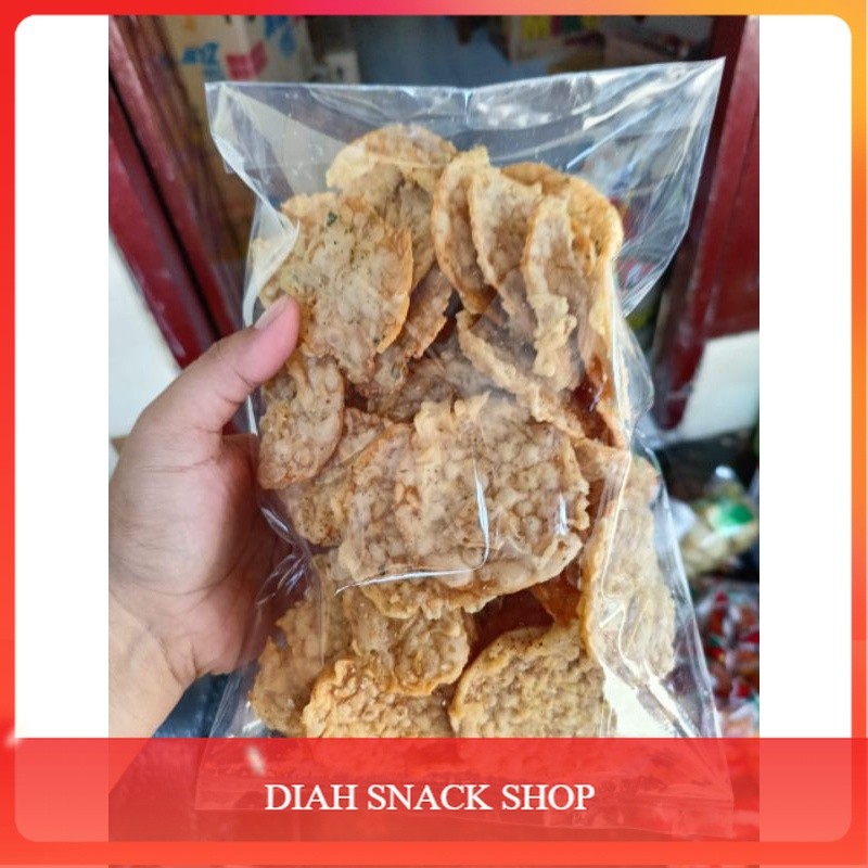 

Keripik Tempe Murni Snack Kiloan Berat 250 gram