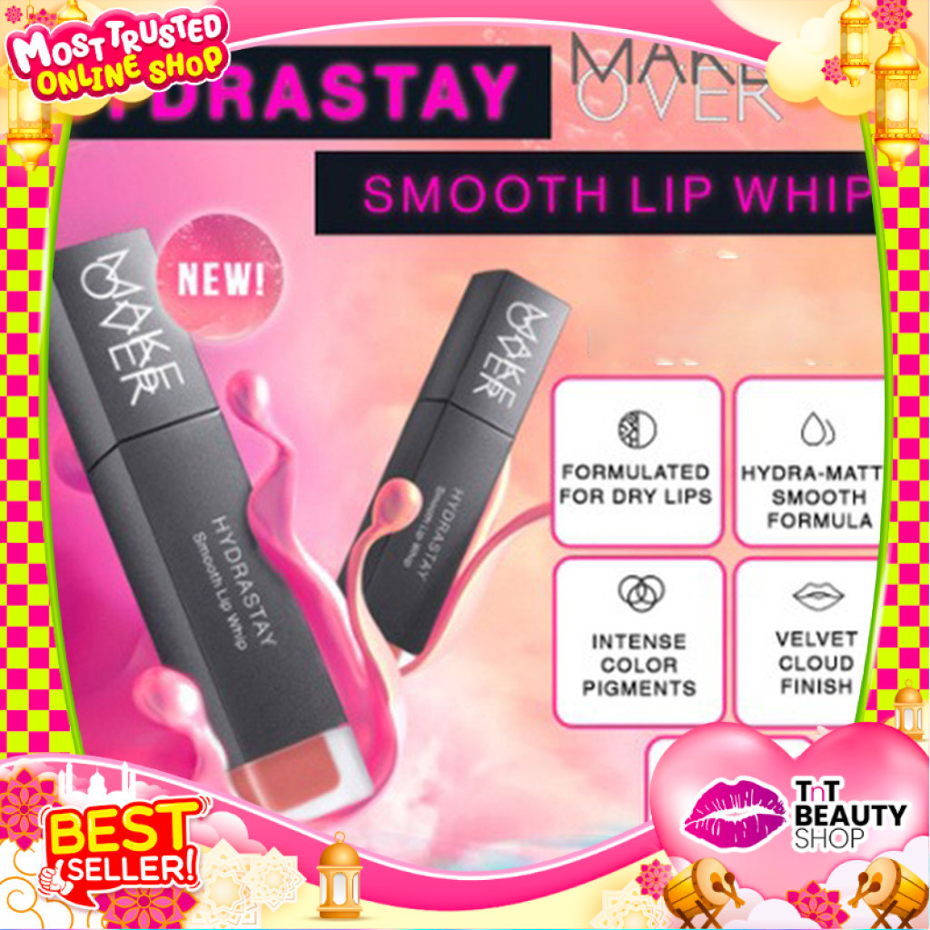 MAKE OVER Hydrastay Smooth Lip Whip 6.5 g - Lip Cream | TnT Beauty Shop