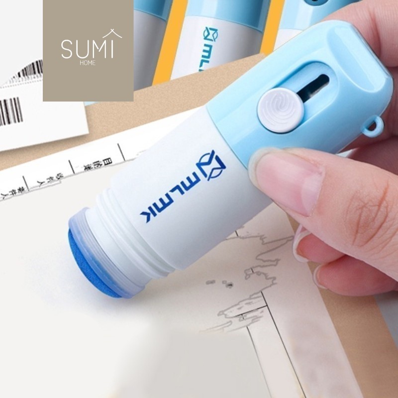 

【 SUMI 】 Stempel Penghapus Resi 2in1 Cutter Roller Stamp Information Remover Receipt Cutter 2in1