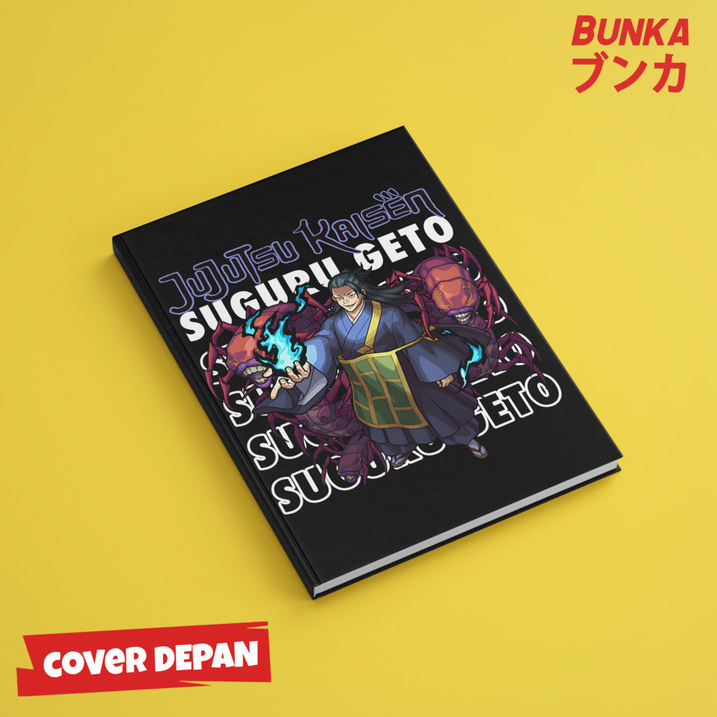 

Note Book Aesthetic Anime Jujutsu Kaisen Suguru Geto Design Hardcover A5 Buku Tulis Catatan Notes Agenda Planner Jurnal vintage buku catatan story book kado anniversary valentine cowok cewek murah