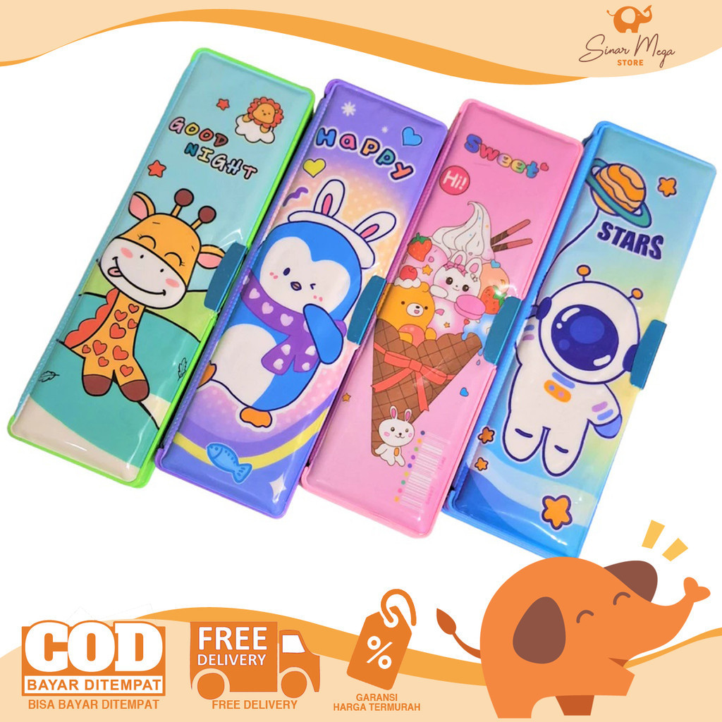 

SQUEEZY FANCY Tempat Pensil Magnet CC-1230 RANDOM - Pencil Case Magnet Lucu Murah