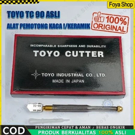 alat pemotong kaca toyo TC 90 alat potong kaca asli pisau potong kaca alat potong keramik alat poton