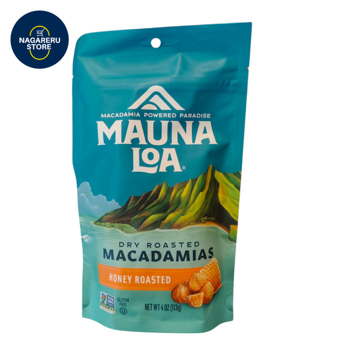 

Mauna loa dry roasted macadamias honey roasted 113gr