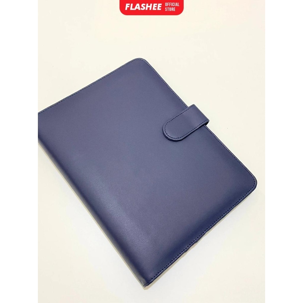 

Flashee Buku Tulis A5 20 Ring Binder Notebook Premium Binder A5 Navy Berkualitas