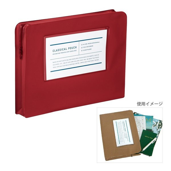 

BEST P R O M O KOKUYO New Classic Pouch F-VBF231 - Merah