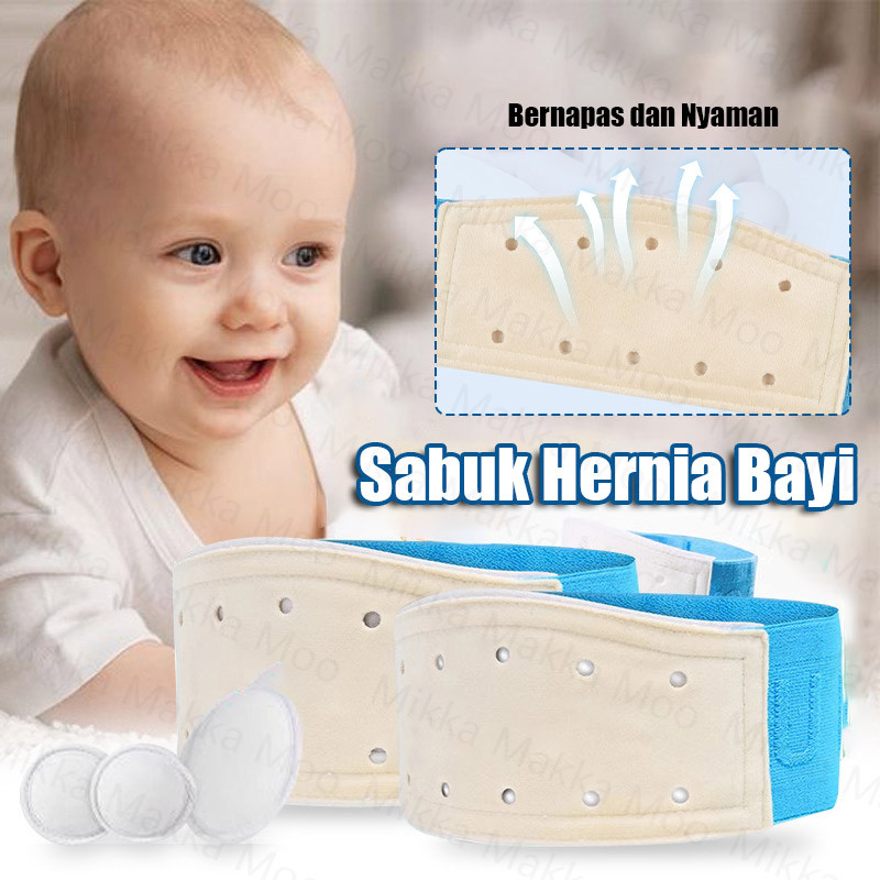 Obat Hernia Sabuk Bayi / Breathable Sabuk Hernia Bayi Infant Obat Hernia Sabuk Bayi / Sabuk Hernia B
