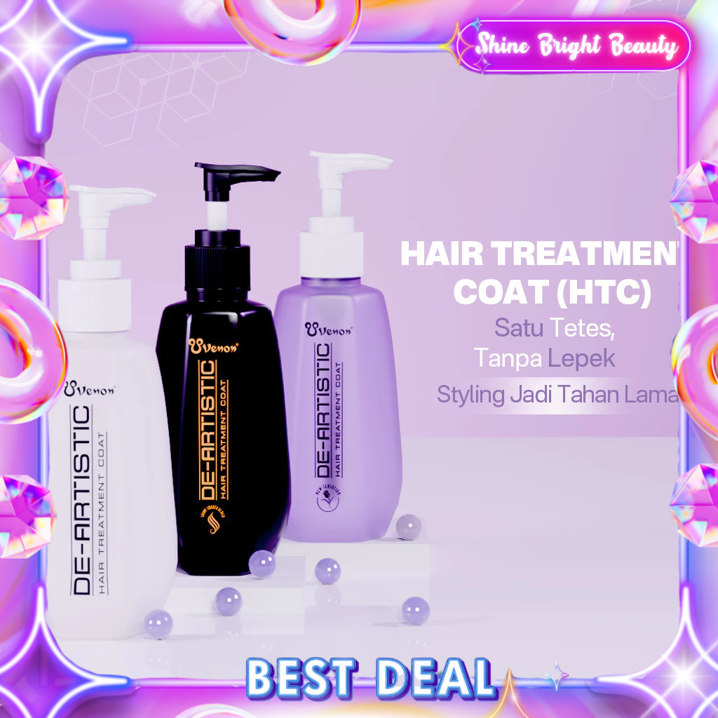 VENON Hair Serum Treatment Coat Series 160ml Vitamin Rambut serum Rambut minyak rambut shiny smooth