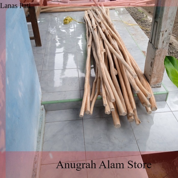 

Ready Ranting Kayu Jati Bahan Dekorasi Macrame~200 cm XD5