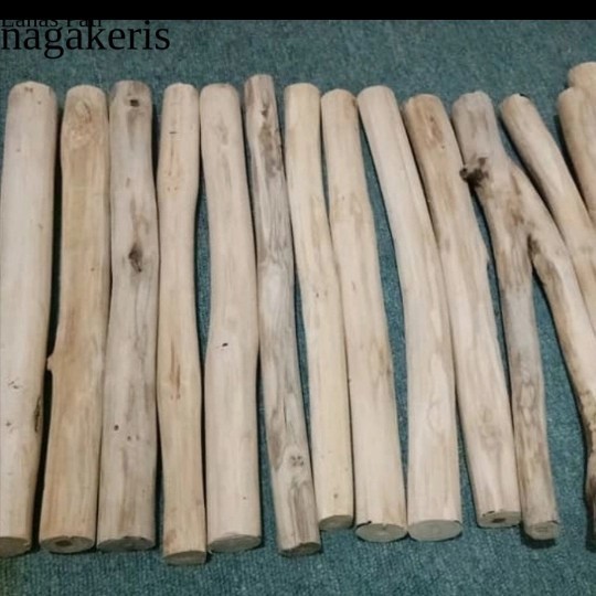 

ranting kayu jati murah 10 cm - bahan kerajinan -dekorasi ruangan FXN10 XD6