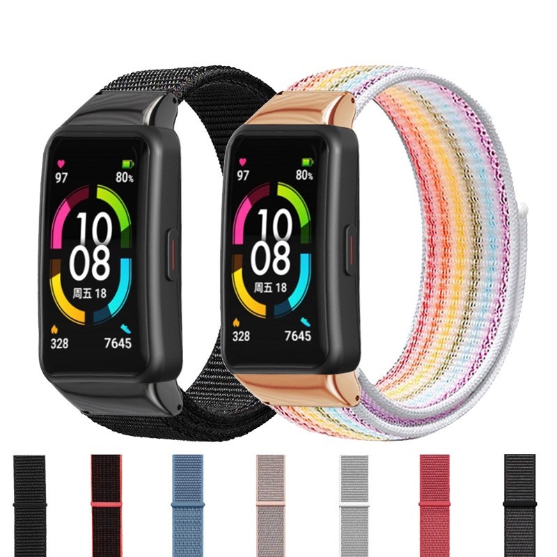 Nylon Strap For Huawei Band 6/6 Pro huawei band6 Smartwatch Replacement belt correa Breathable Sport