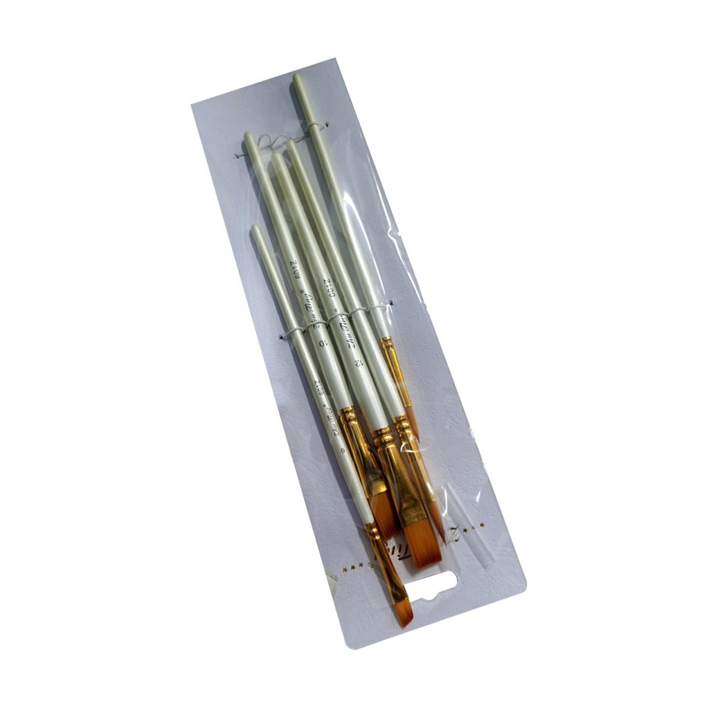 

Professional Paint Brush Set - 5 Sizes for Acrylic, Gouache, and Oil Painting