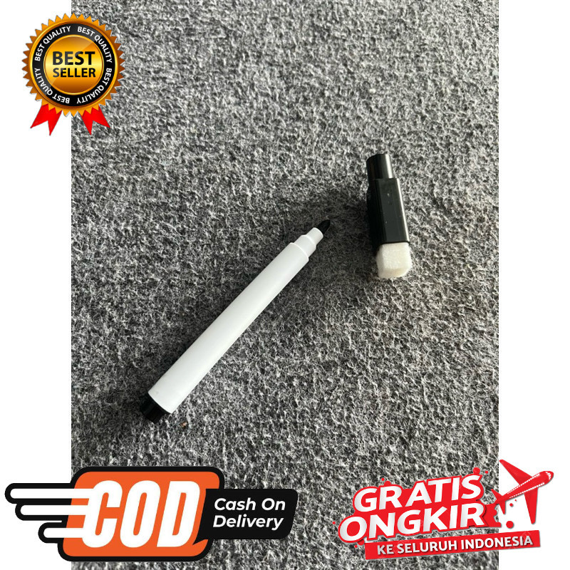 

Spidol Hitam Wipe and Clean Bisa Dihapus Set Spidol dan Penghapus komplit