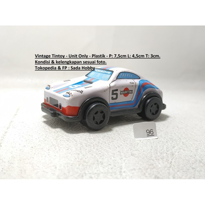 Tin Toys Kaleng Porsche Martini Shell Japan Unit Only