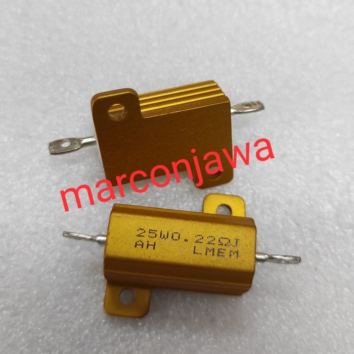 AS01 resistor heatsing 25W 0.22 ohm