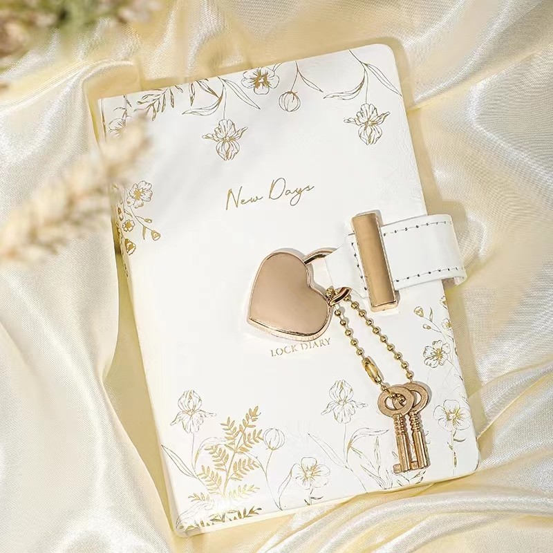 

Retro Diary with Padlock Notebook and Journal A7 Sketchobook Lock Notepad Small Pocket Agenda School Planner Organizer Note Book