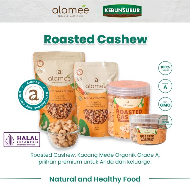 

ALAMEE Kacang Mede Panggang Mete Mente Roasted Cashew Organik Grade A Oven Matang kebunsubur Kebunsubur kebunsubur kebunsubur kebunsubur