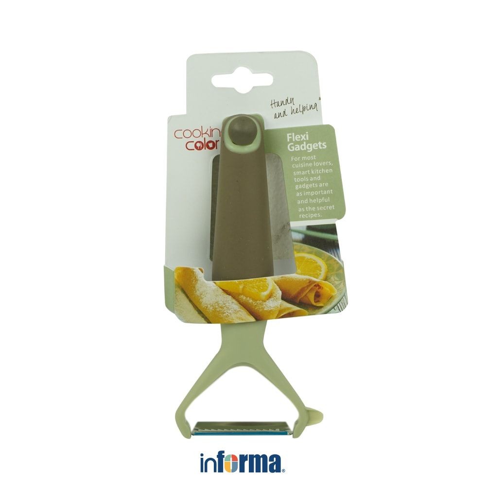 Informa Cooking Color Prun Alat Pengupas - Hijau Peeler Alat Kupas Kulit Buah Dan Sayur Kitchen Tool