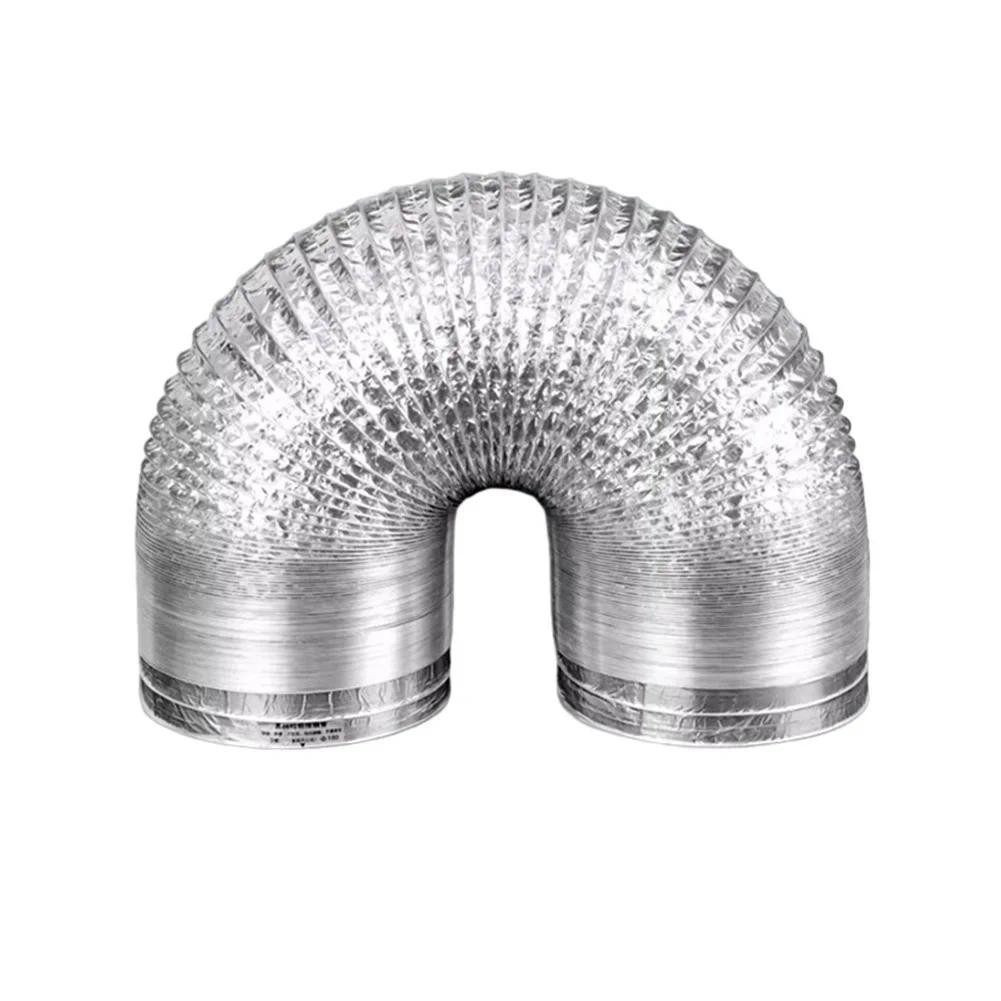 1pcs Ventilation Duct Aluminum Foil Pipe Vent Hose Flexible Ducting Ventilation Hydroponic Accessory