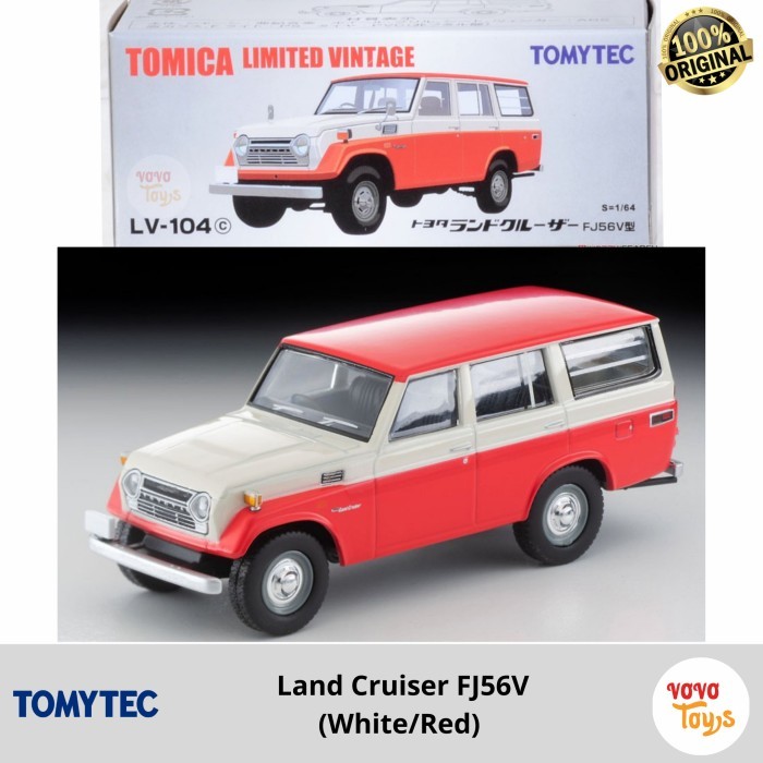 Tomica Limited Vintage TLV-N104c Land Cruiser FJ56V - Red