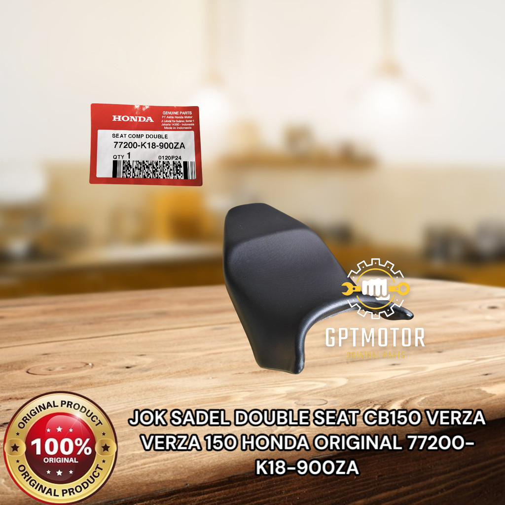 JOK SADEL DOUBLE SEAT CB150 VERZA VERZA 150 HONDA ORIGINAL 77200-K18-900ZA