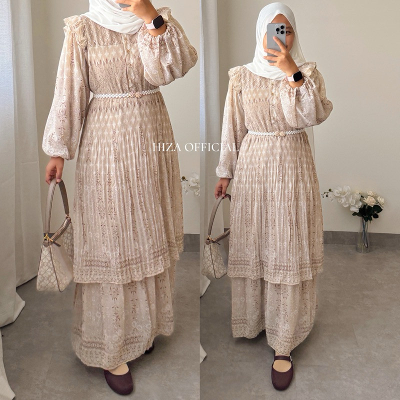 HIZA - Maudy Dress Series | Raya Gamis Terlaris PROMO