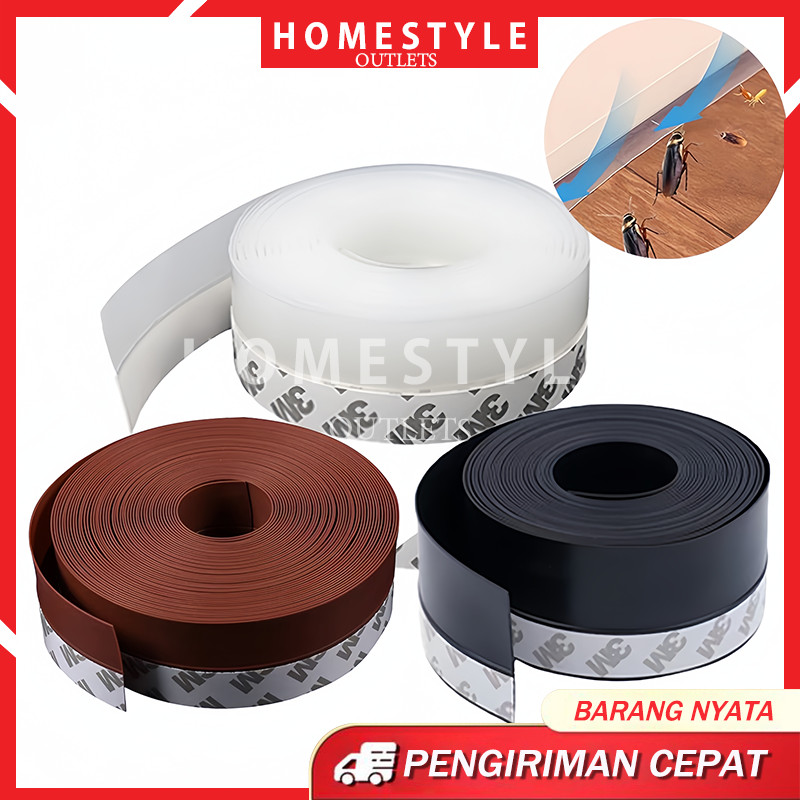 Bottom Door Seal Anti Debu Kecoak / Door Bottom Seal / Bottom Door Seal Anti Debu Kecoak 100CM x 4,5