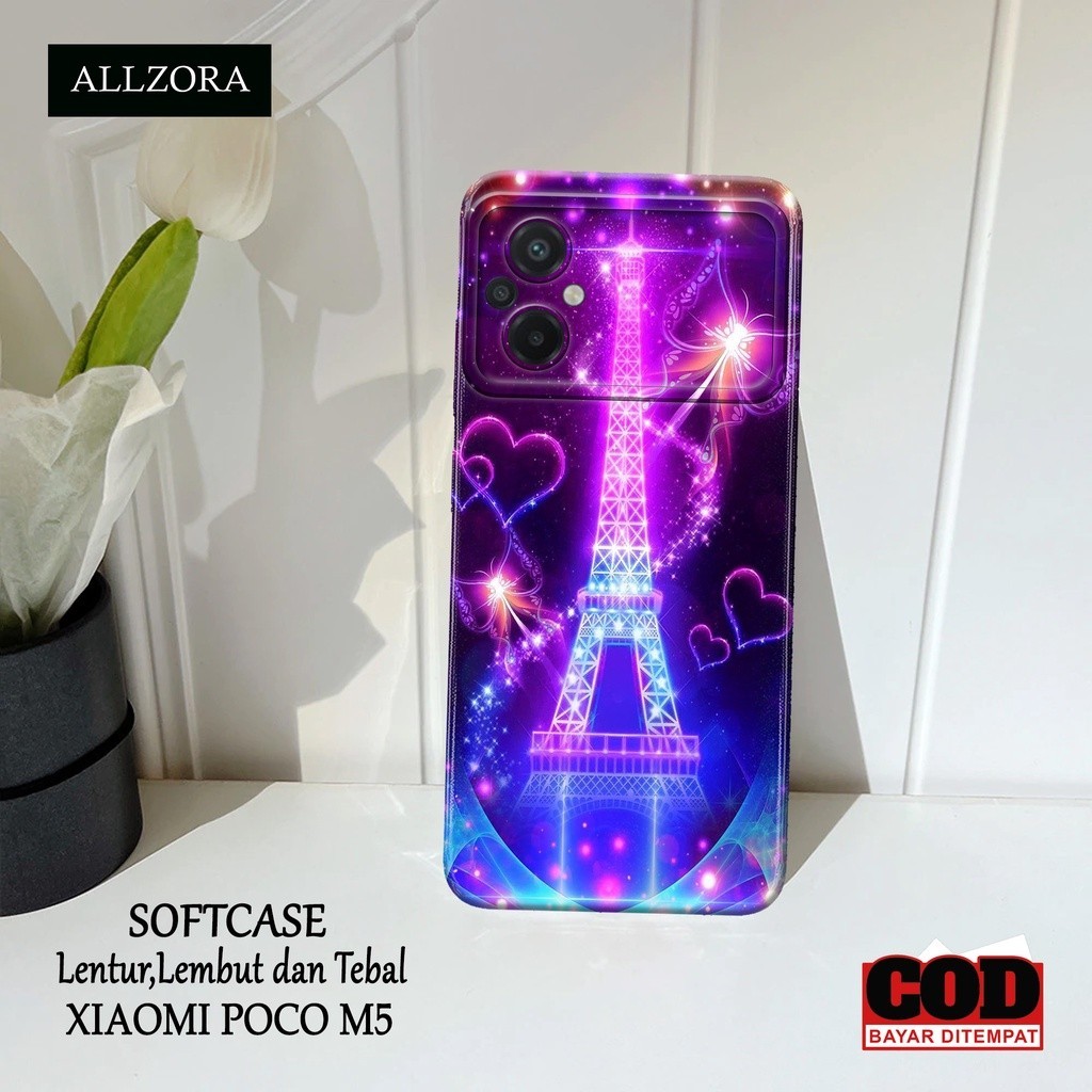 Softcase Hp Xiaomi Poco M5 Terbaru - Casing Hp Xiaomi Poco M5 Terbaru - Fashion Case PARIS - Case Xi