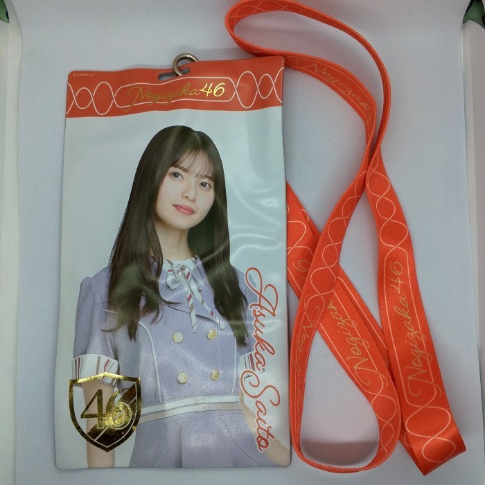OFFICIAL Lanyard and pouch Nogizaka46 Saito Asuka [unsealed]